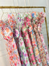 Spring Floral Square Neck Long Maxi Dress